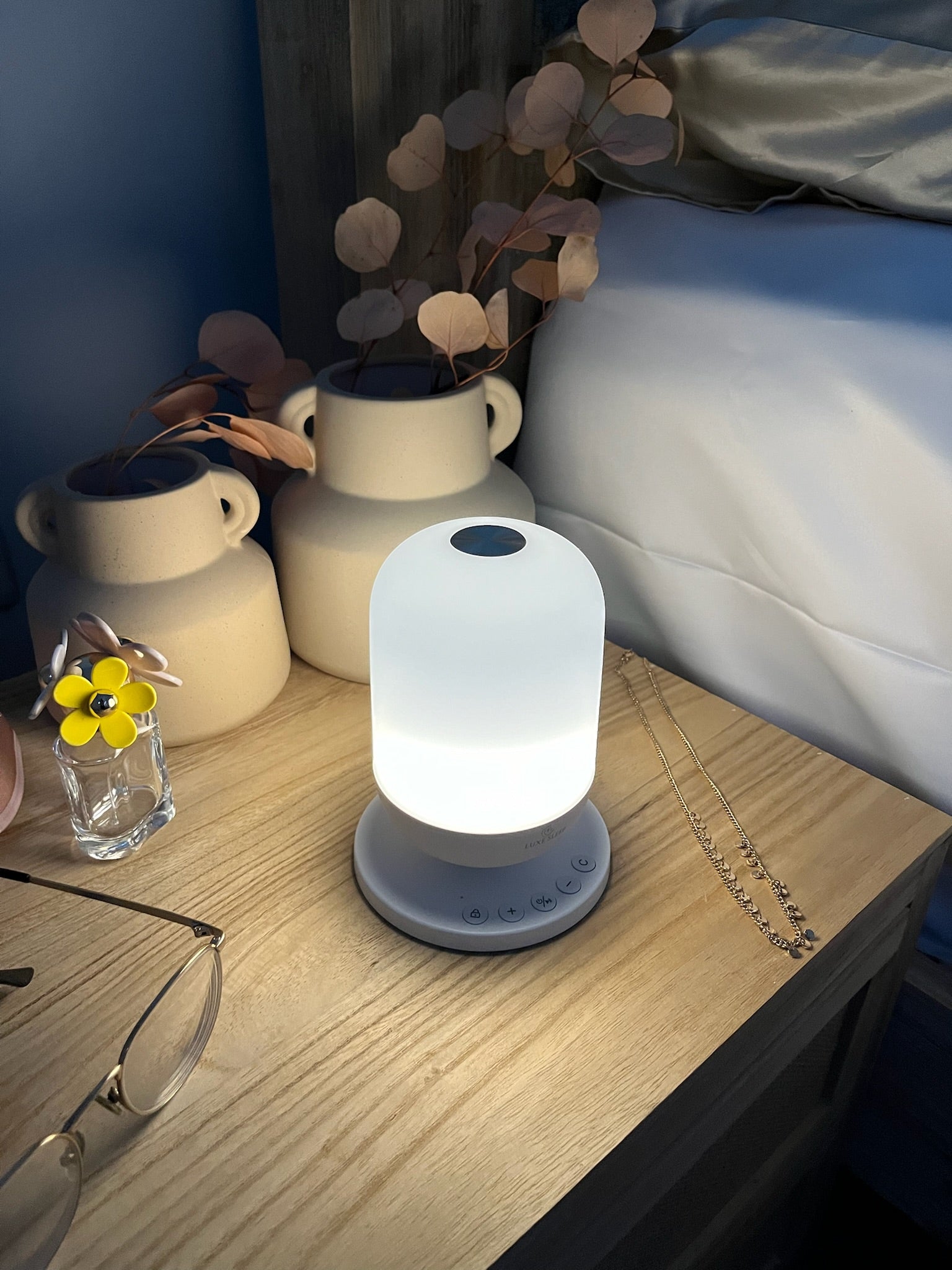 Compact and sleek white noise machine