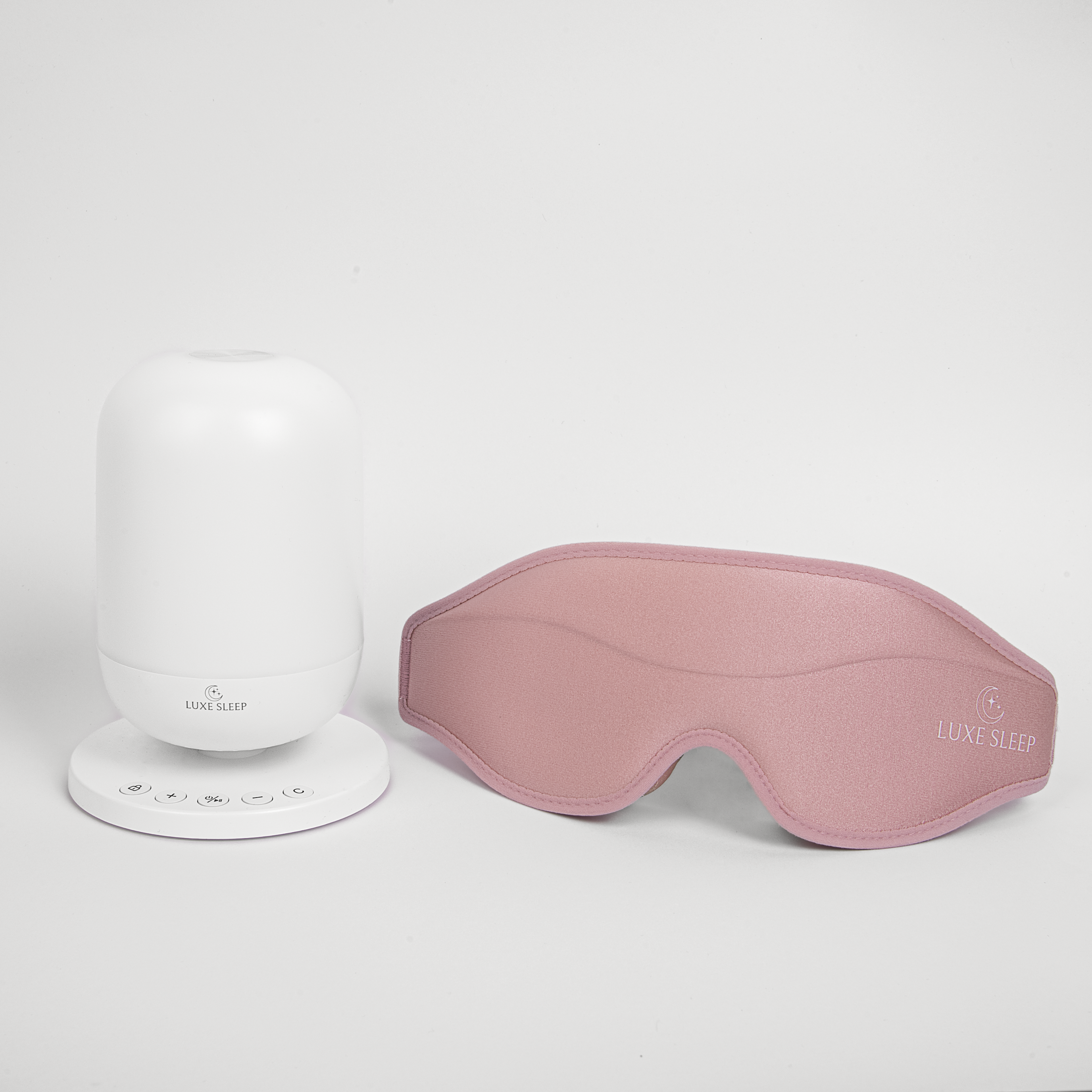 Smart Calming Machine With Pink Eye Mask